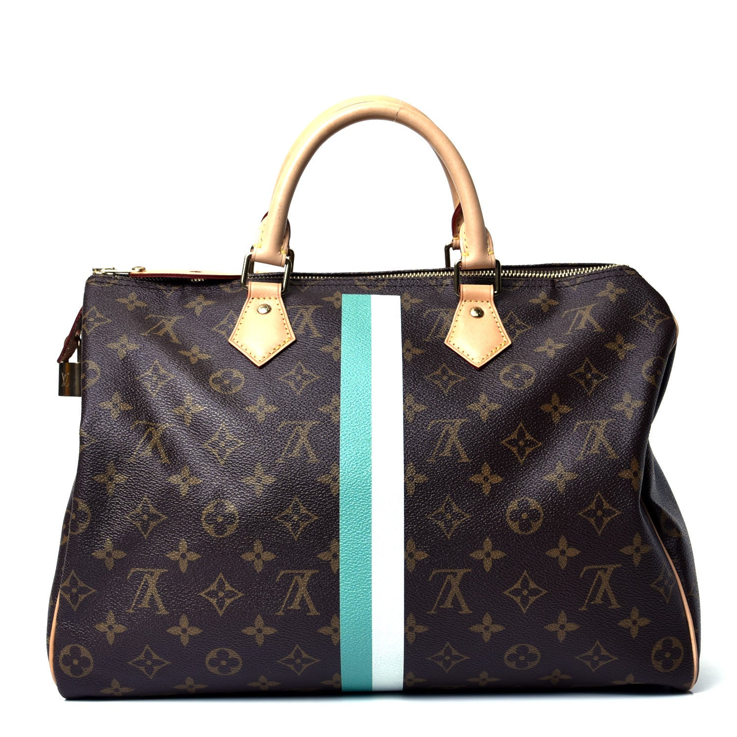 Louis Vuitton Monogram My LV Heritage Speedy 35 Vert Clair White 1 of 4