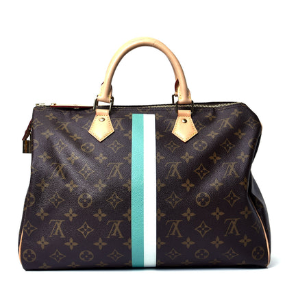 Louis Vuitton Monogram My LV Heritage Speedy 35 Vert Clair White 1 of 4