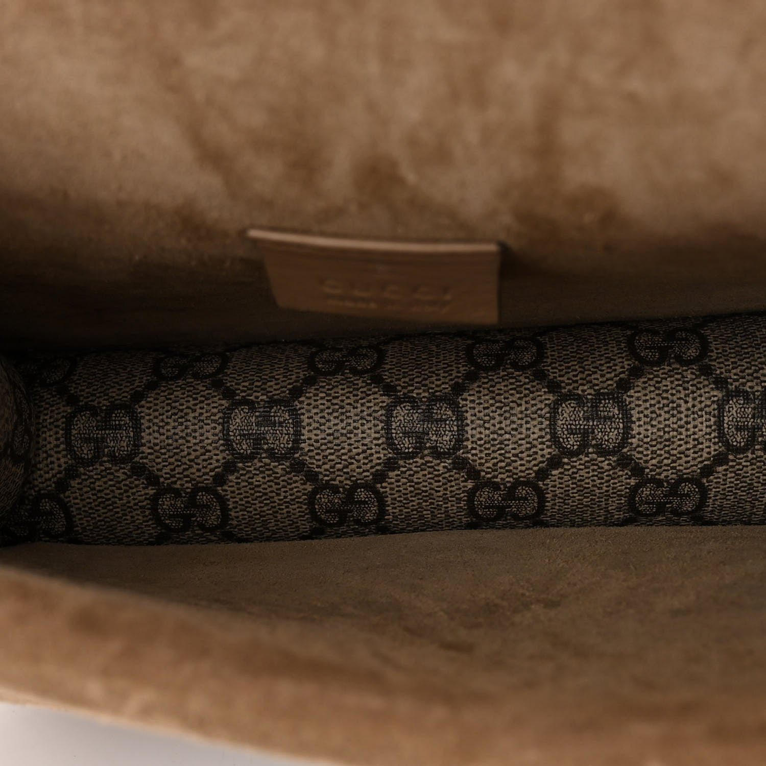 Gucci GG Supreme Monogram Mini Dionysus Shoulder Bag Taupe 5 of 9