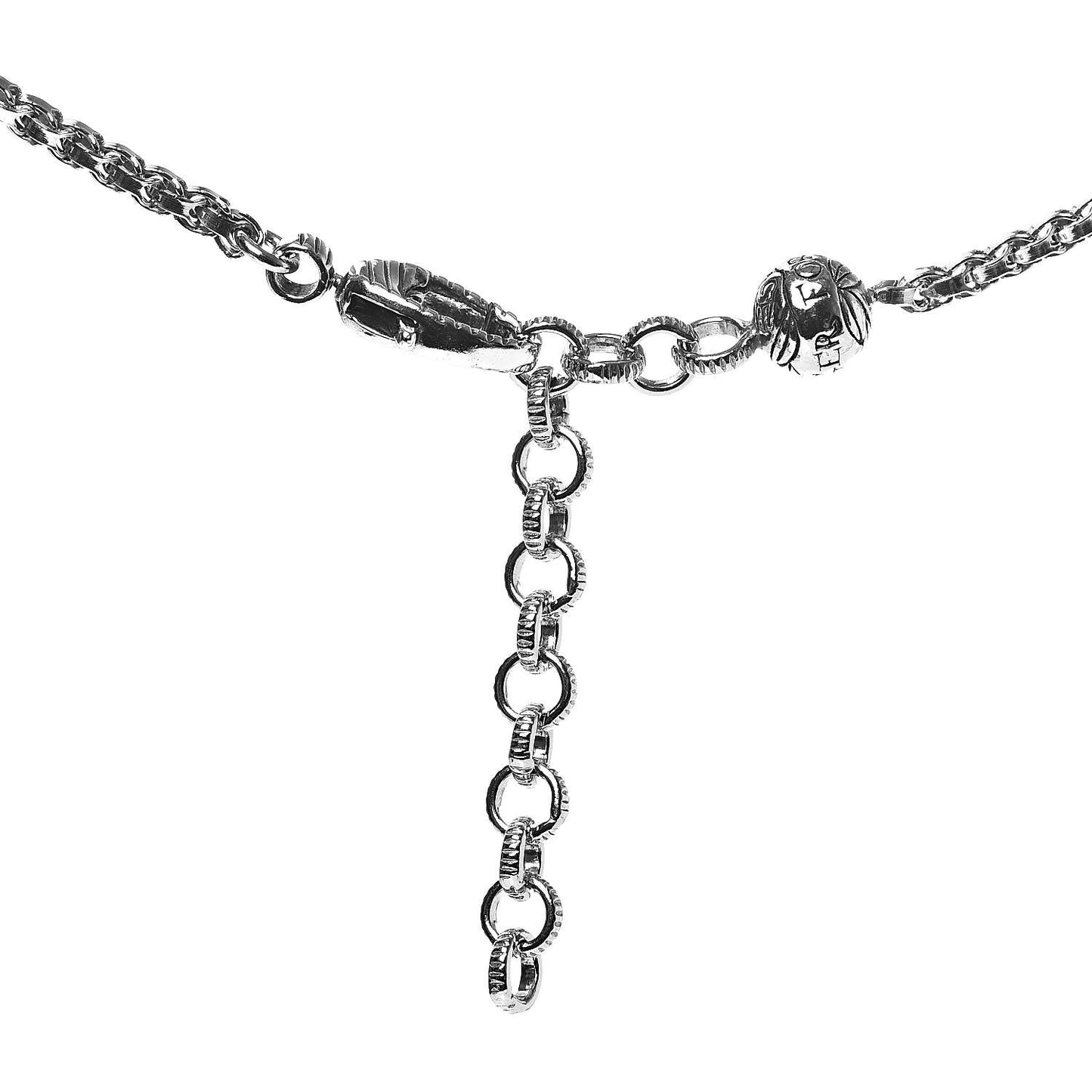 Sterling Silver Anger Forest Rabbit Head Necklace
