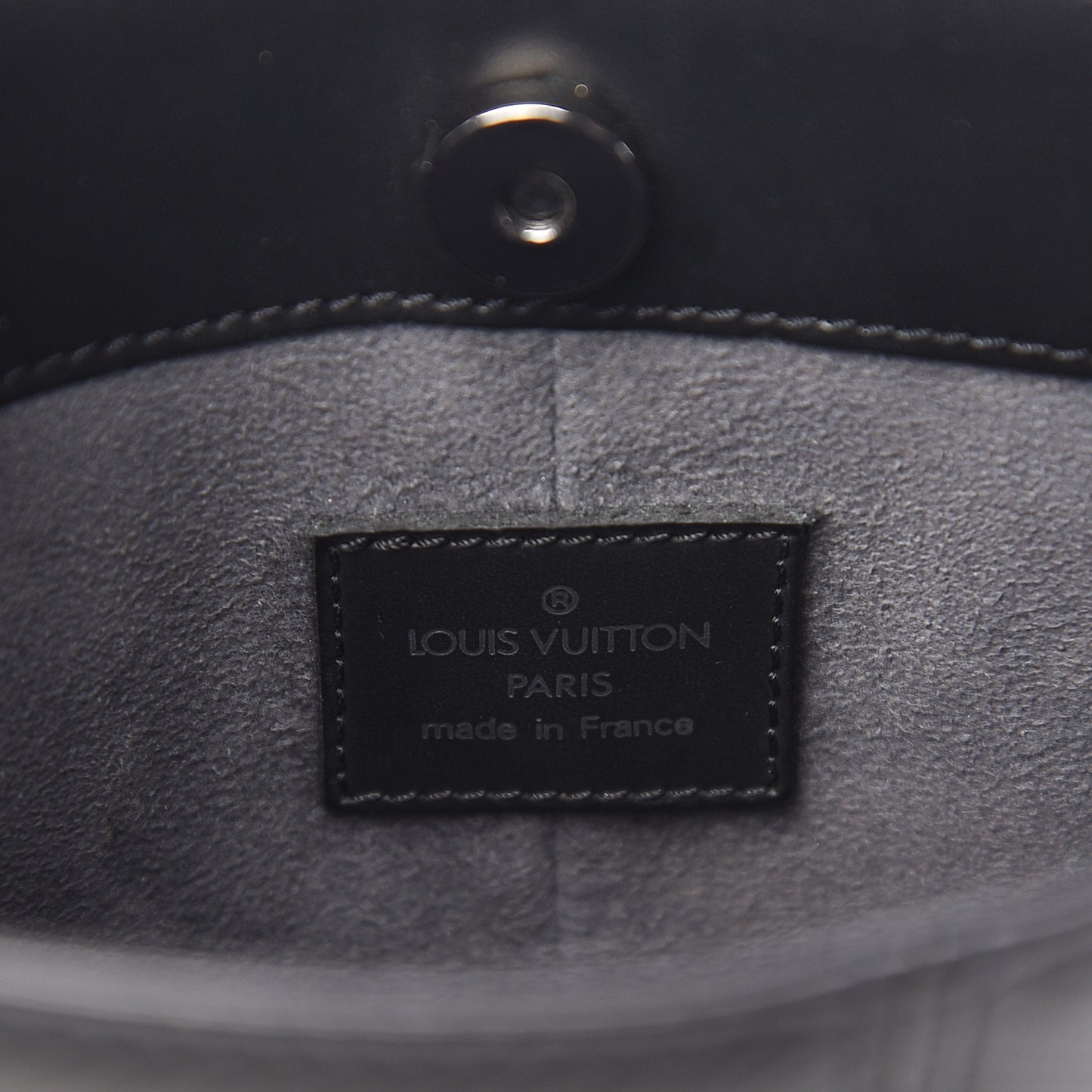 Epi Demi Lune Pochette Black