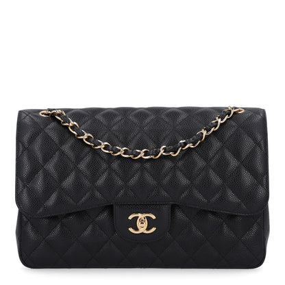 Chanel Caviar Quilted Jumbo Double Flap Black 1 of 9