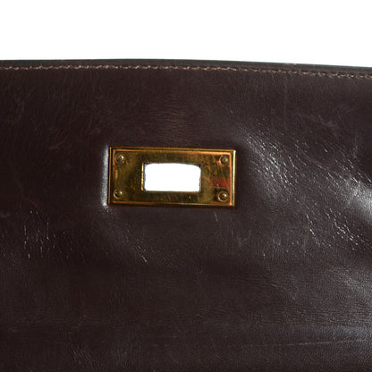 Hermes Box Kelly Sellier 32 Chocolate 8 of 22