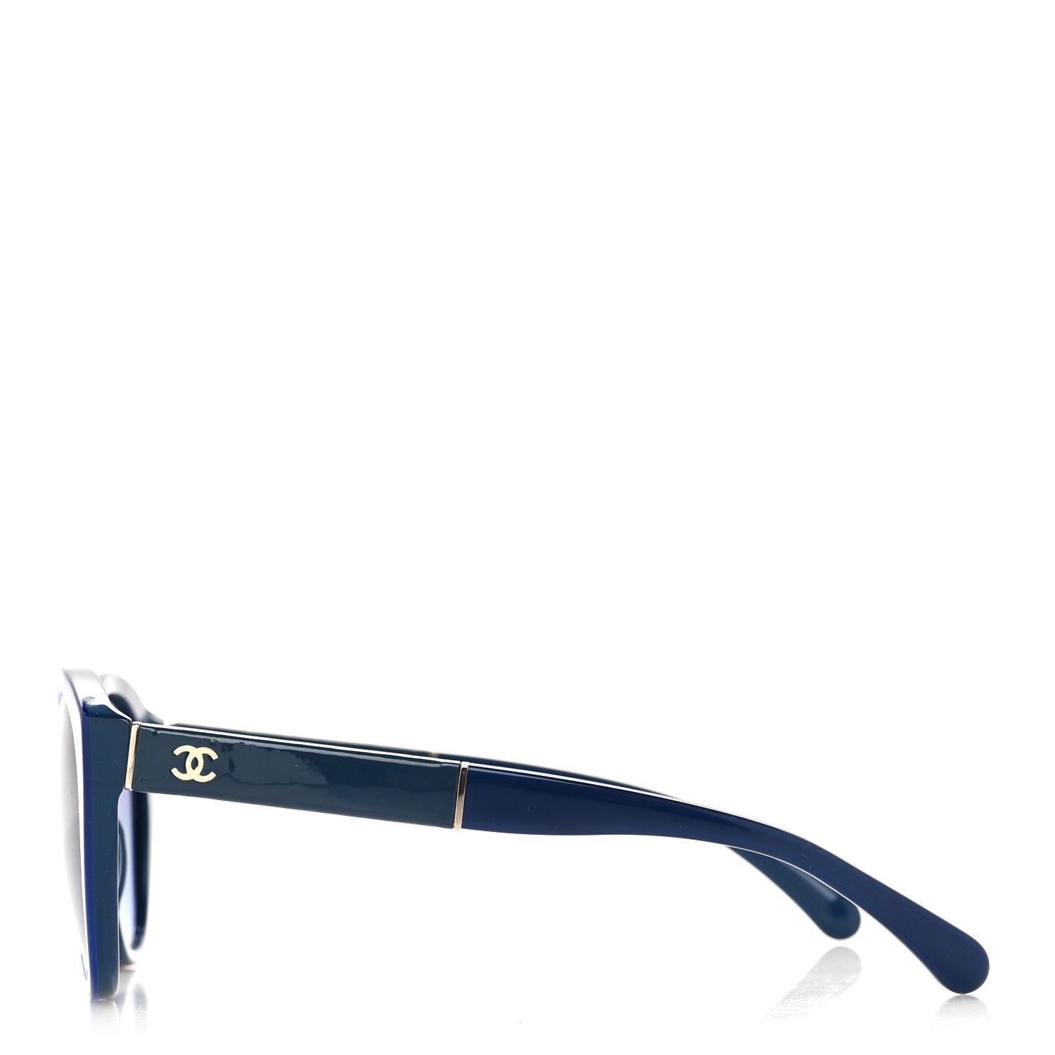 Chanel Acetate Cat Eye Sunglasses 5252Q Blue 3 of 8