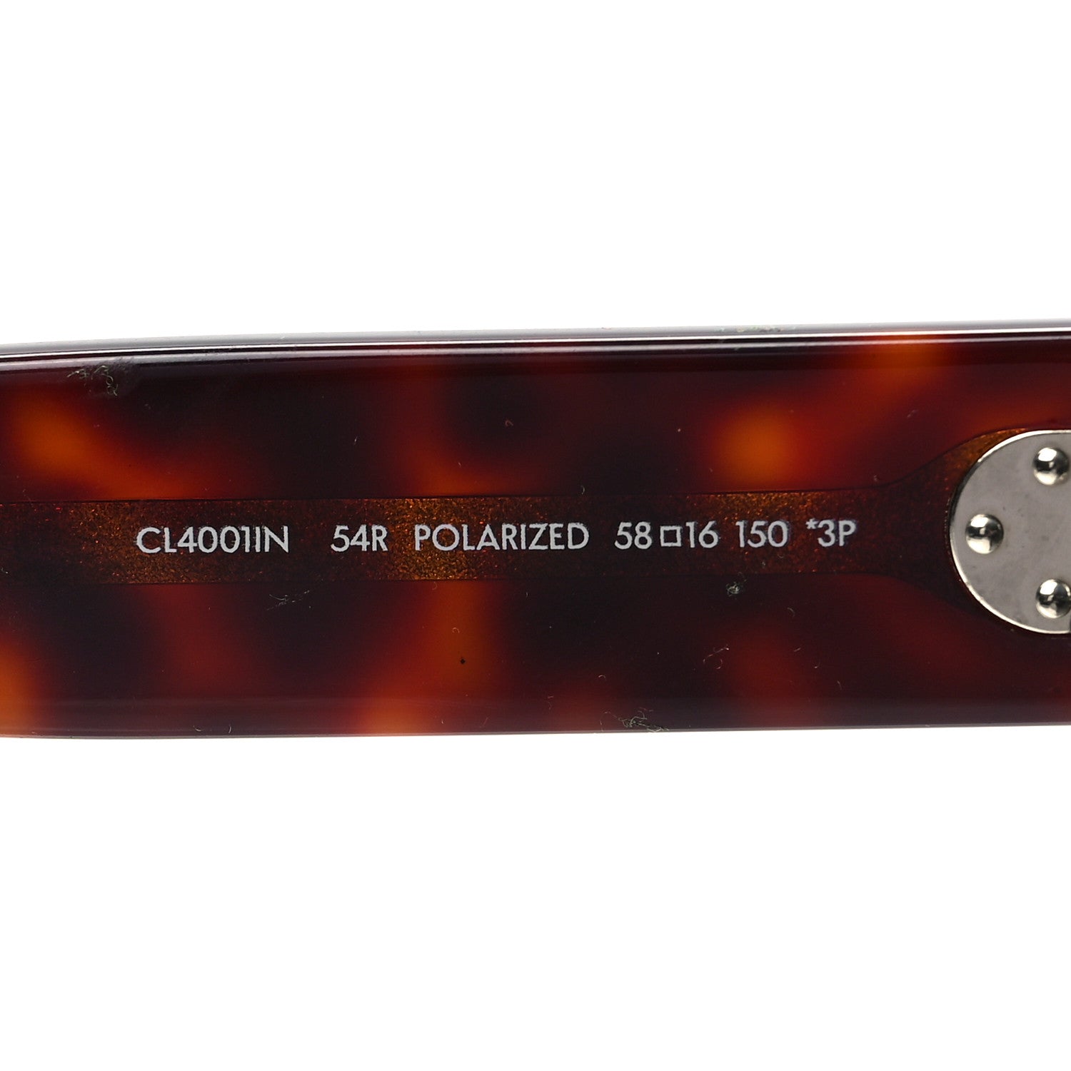 Celine Polarized Shadow Sunglasses CL4001IN Tortoise 11 of 12