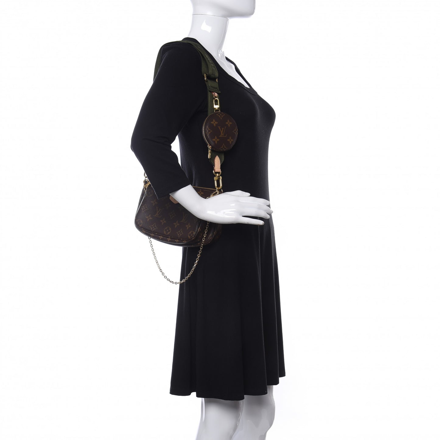 Monogram Multi Pochette Accessories Kaki