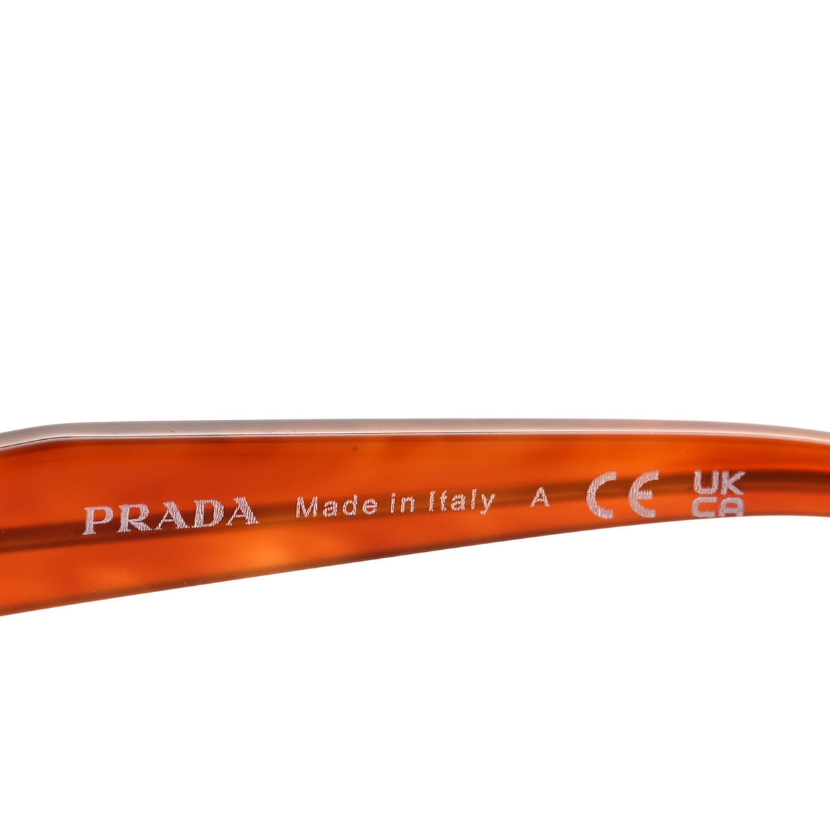 Prada Metal Oval Sunglasses SPR 65Z Light Gold 5 of 9
