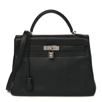 Hermes Togo Kelly Retourne 32 Black 1 of 12