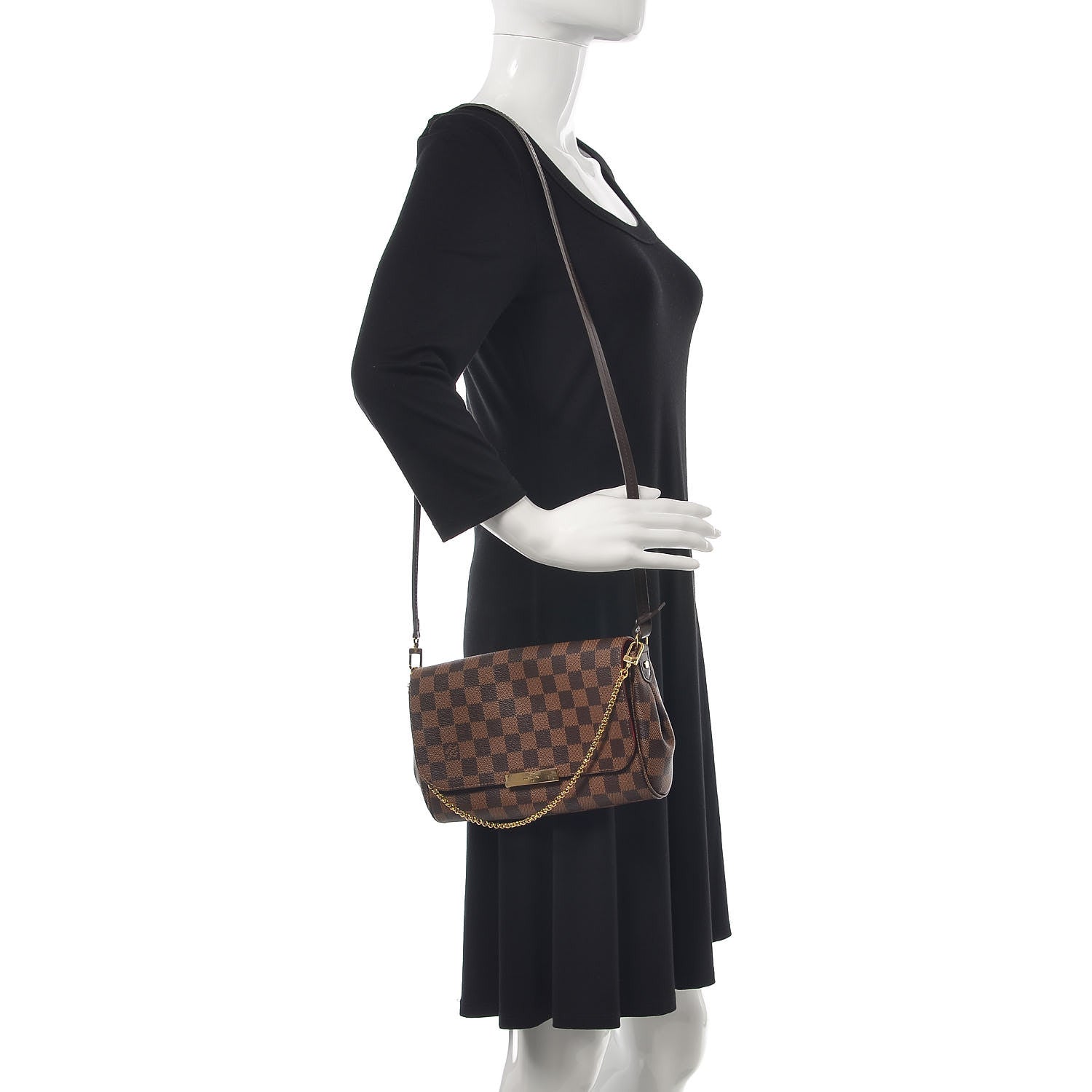 Louis Vuitton Damier Ebene Favorite MM 2 of 8