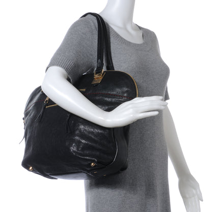 Chloe Leather Medium Angie Shoulder Bag Black 2 of 9