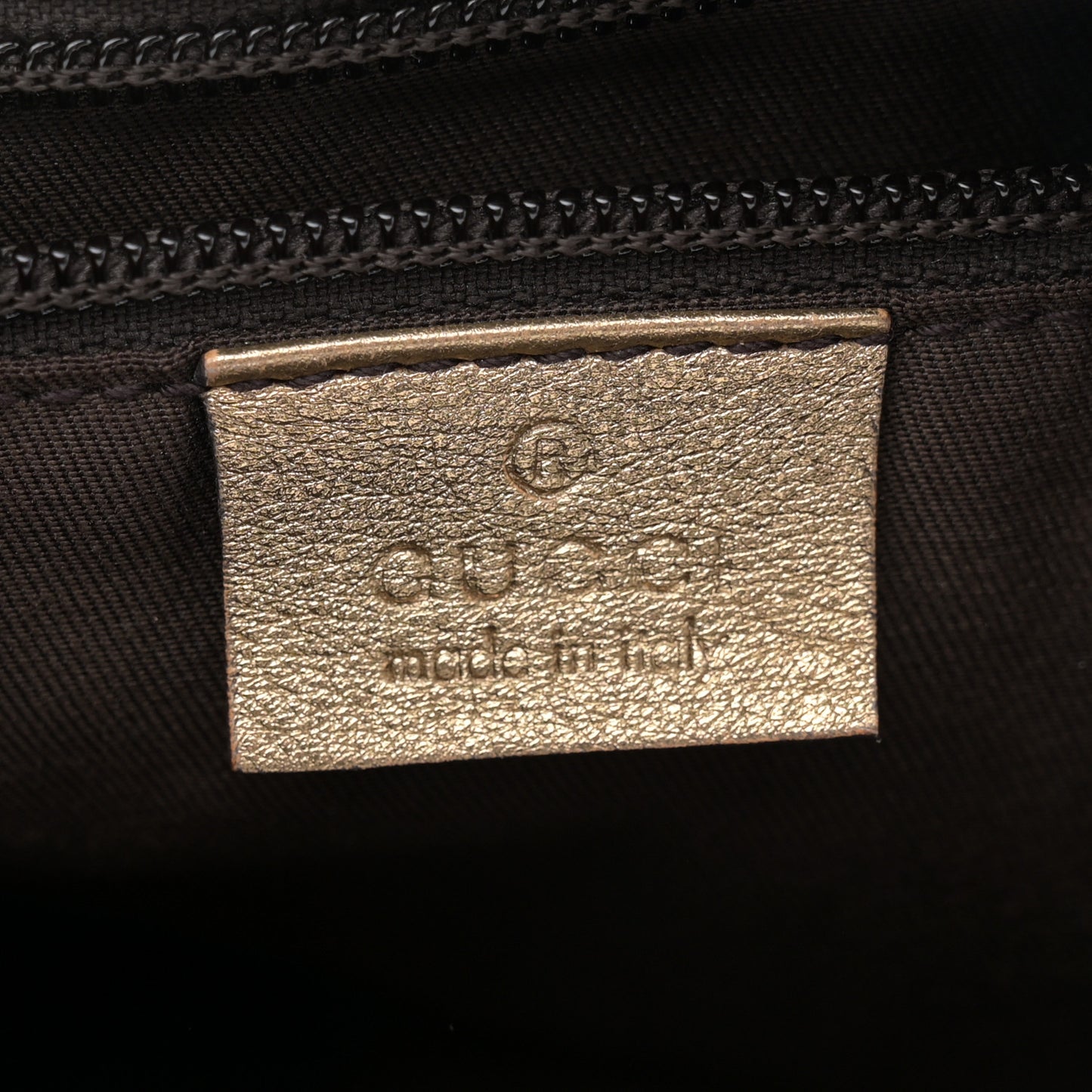 Monogram Web Medium Half Moon Hobo Gold Pink