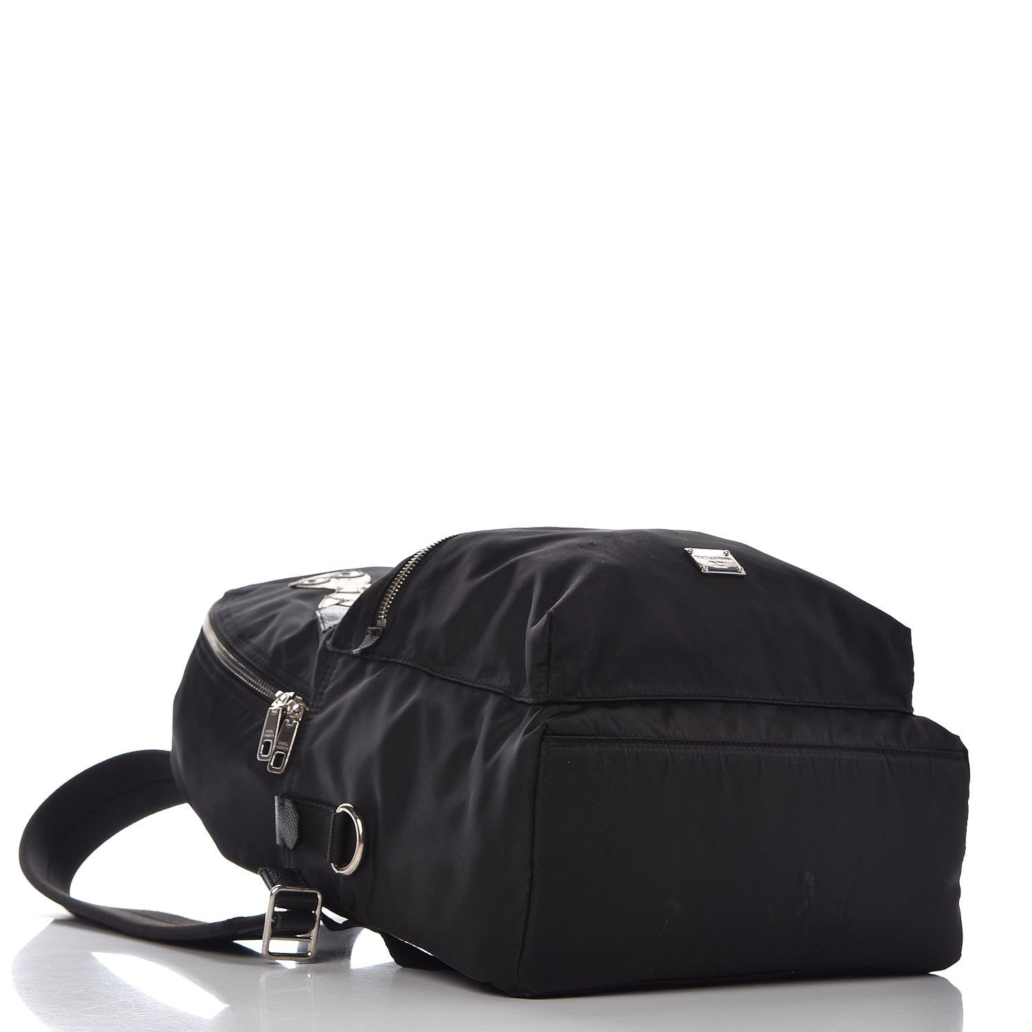 Dolce & Gabbana Nylon Family Patch Backpack Black 4 of 15