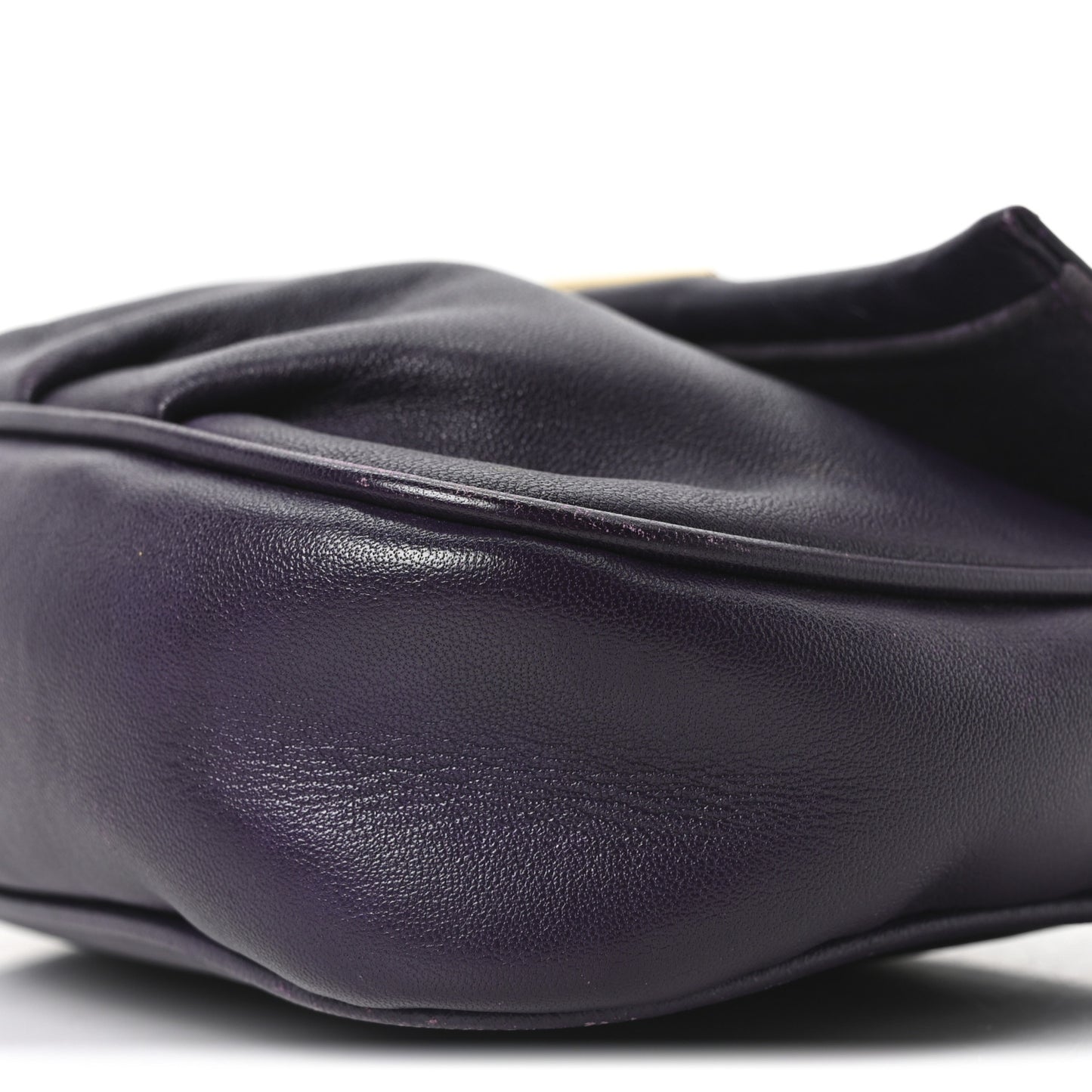 Nappa Fendista Pouchette Crossbody Ametista