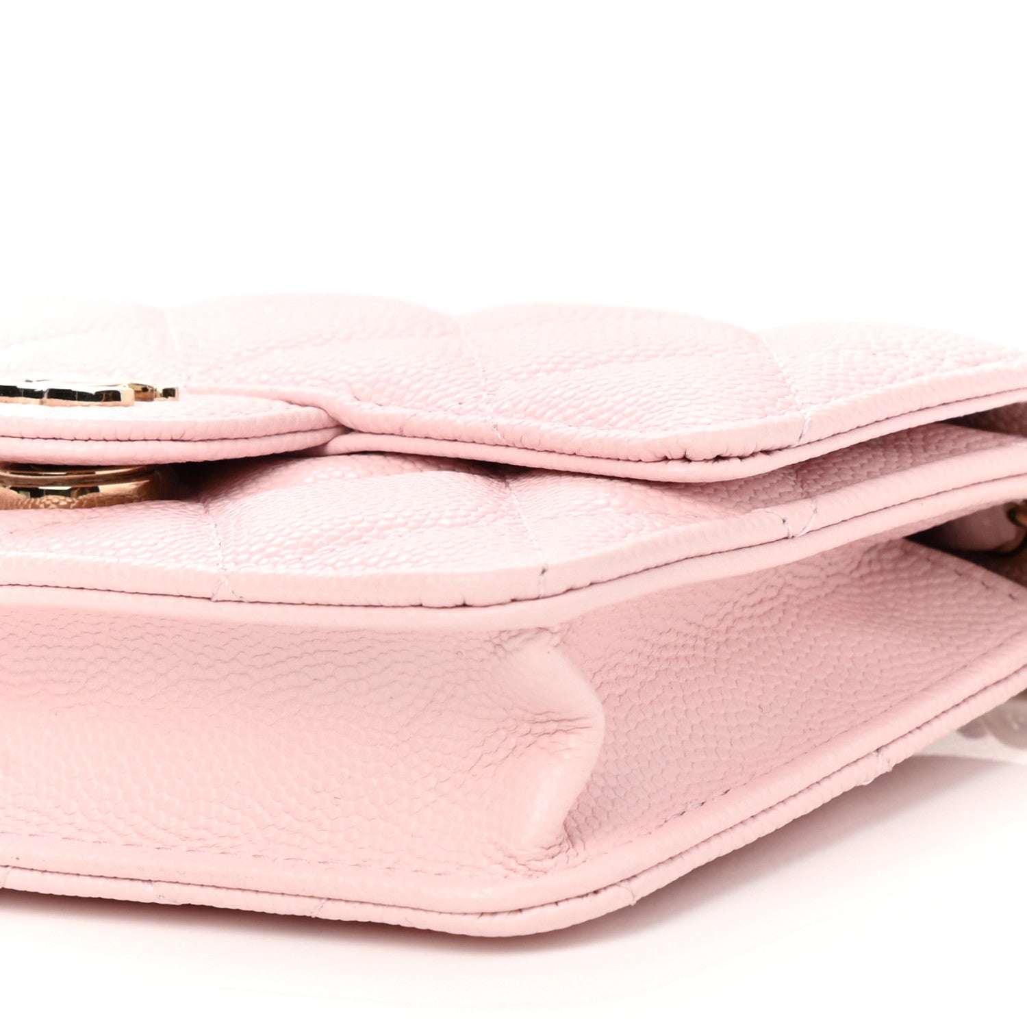 Chanel Caviar Quilted Mini Chain Bag Pink 11 of 12