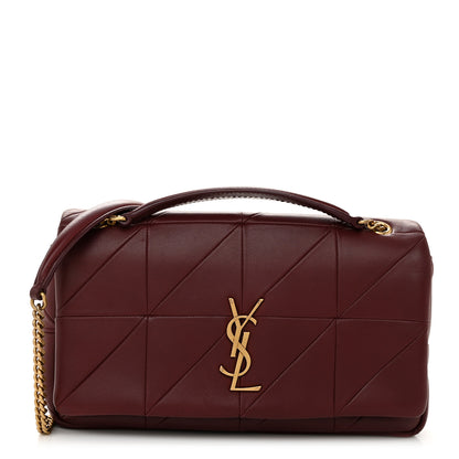 Saint Laurent Lambskin Patchwork Monogram Medium Jamie Rouge Legion 1 of 10