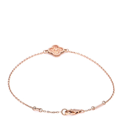 Van Cleef & Arpels 18K Rose Gold Sweet Alhambra Bracelet 3 of 6