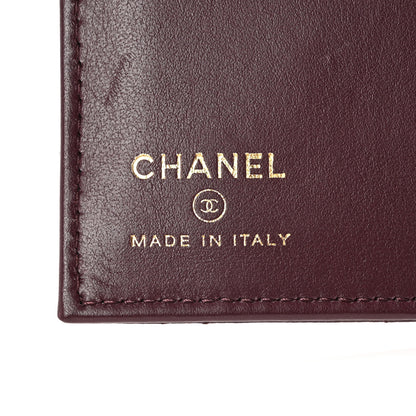 Chanel Caviar Quilted Passport Holder Dark Purple 6 of 11