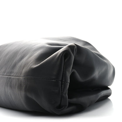 Bottega Veneta Smooth Butter Calf The Pouch Oversized Clutch Black 10 of 10