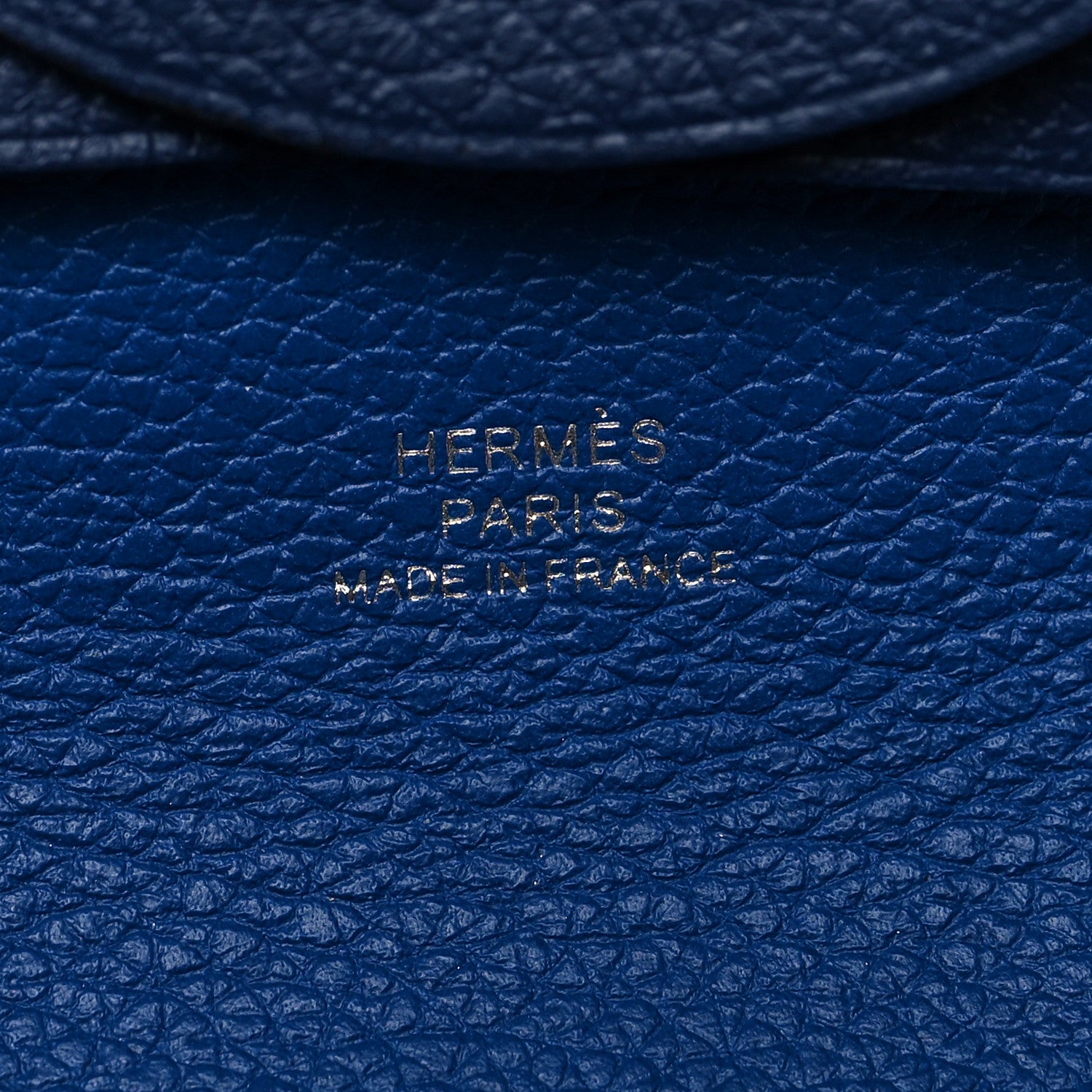 Hermes Evercolor Verso Bastia Coin Purse Bleu Saphir Bleu France 7 of 8