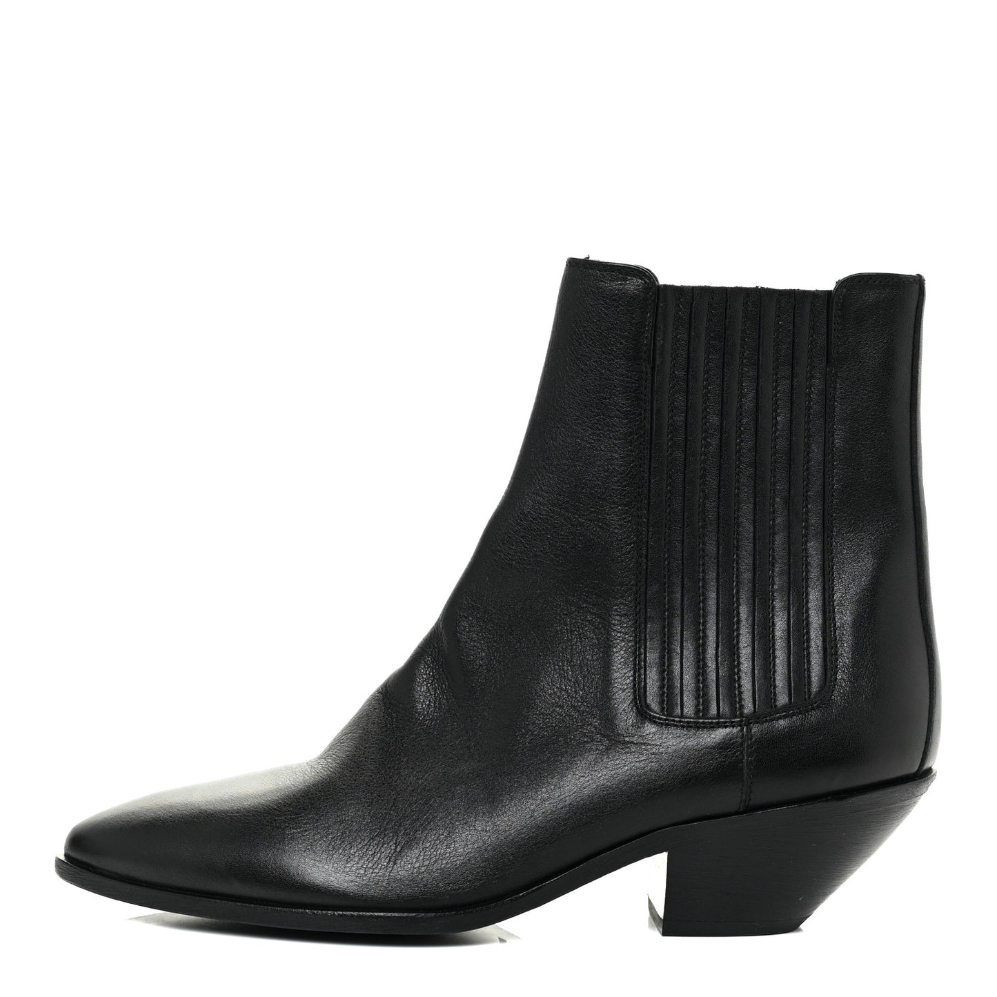 Calfskin Brit Souple Ankle Boots 39 Black