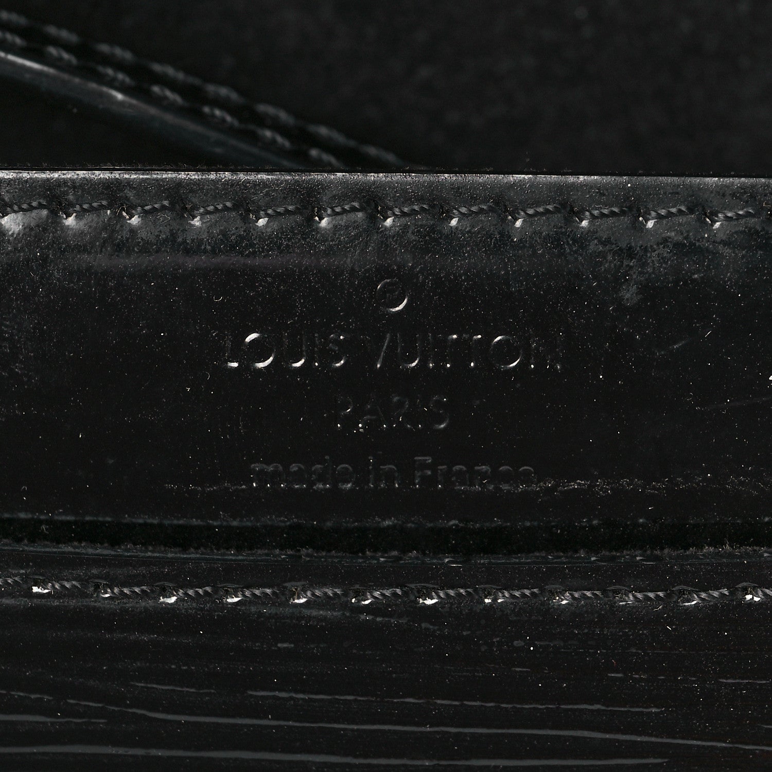 Louis Vuitton Electric Epi Louise Strap PM Black 6 of 8