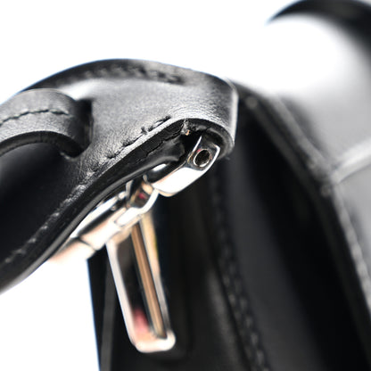 Prada City Calfskin Saffiano Sidonie Shoulder Bag Black 11 of 11