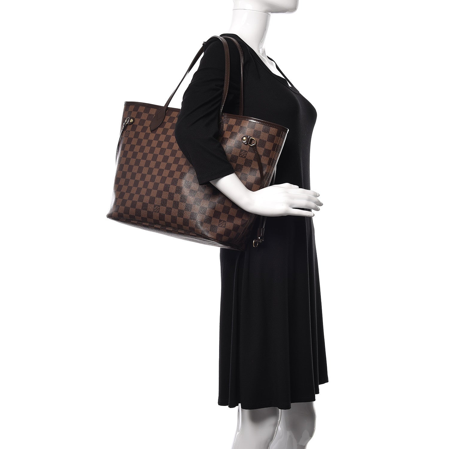 Louis Vuitton Damier Ebene Neo Neverfull MM 2 of 13