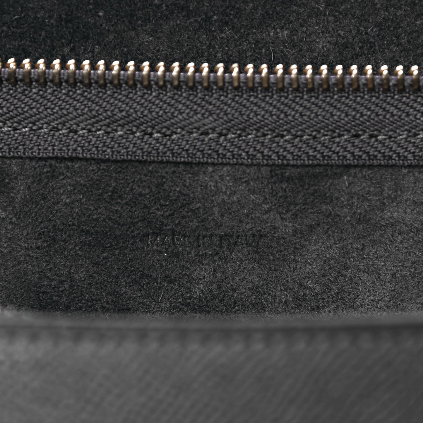 Grained Calfskin Nano Belt Bag Grey