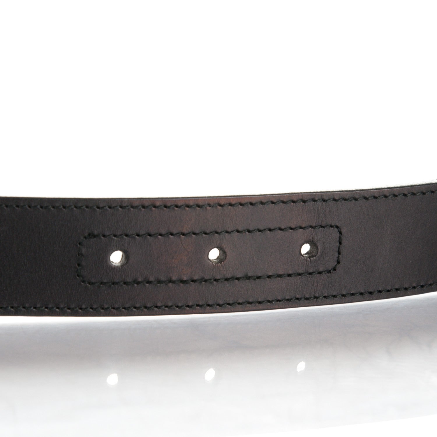 Gucci Calfskin Interlocking G Belt 85 34 Black 6 of 6