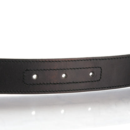 Gucci Calfskin Interlocking G Belt 85 34 Black 6 of 6