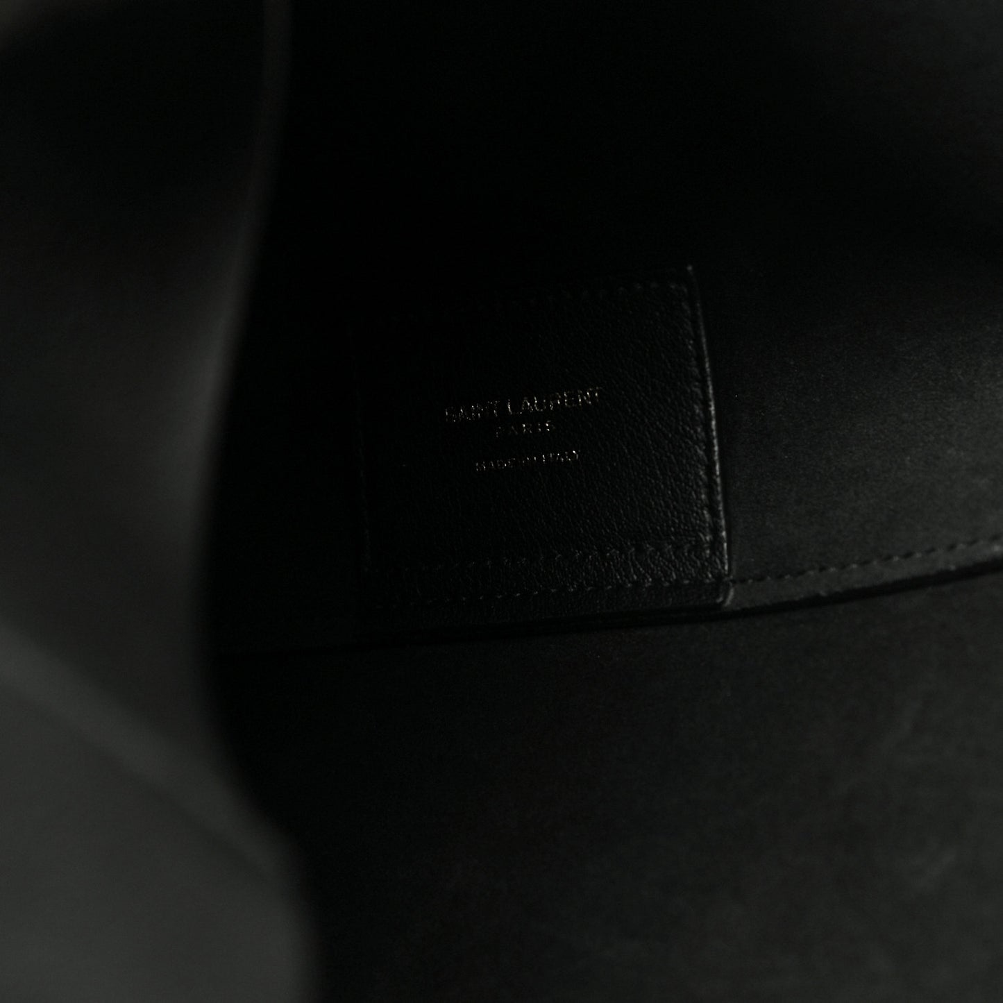 Calfskin Large Shopping Tote Black