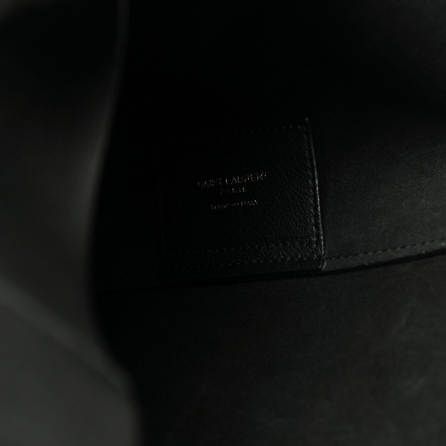 Saint Laurent Calfskin Large Shopping Tote Black 6 of 23