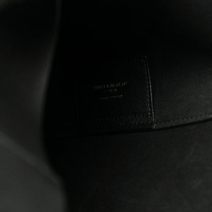 Saint Laurent Calfskin Large Shopping Tote Black 6 of 23