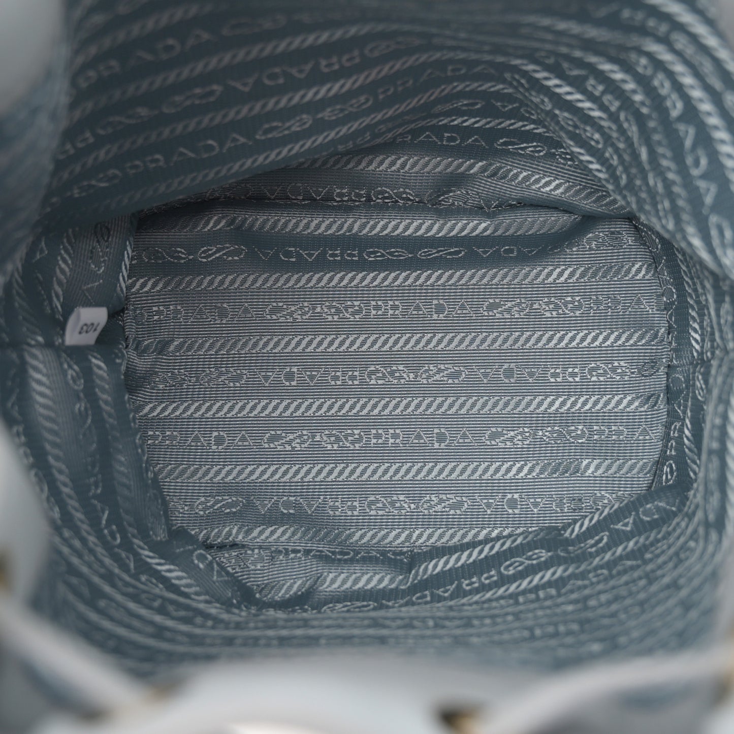 Calfskin Mini Bucket Bag Opaline