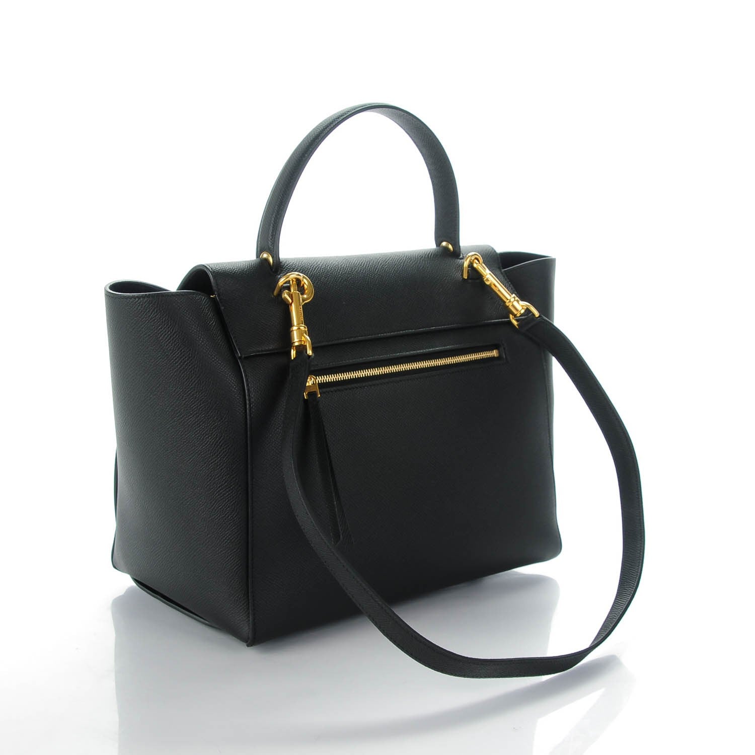 Celine Baby Grained Calfskin Mini Belt Bag Black 3 of 8