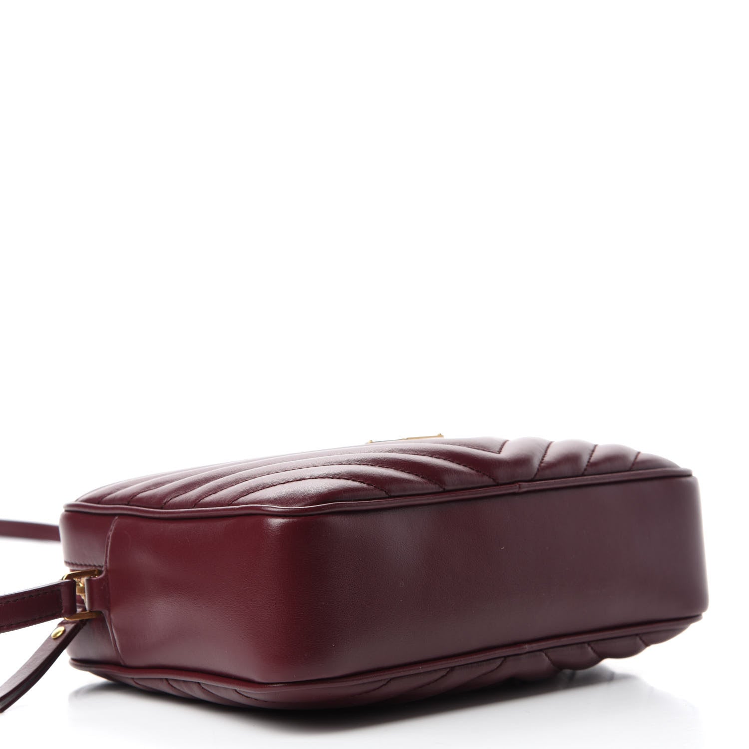 Saint Laurent Calfskin Matelasse Monogram Lou Camera Bag Dark Rouge 4 of 10