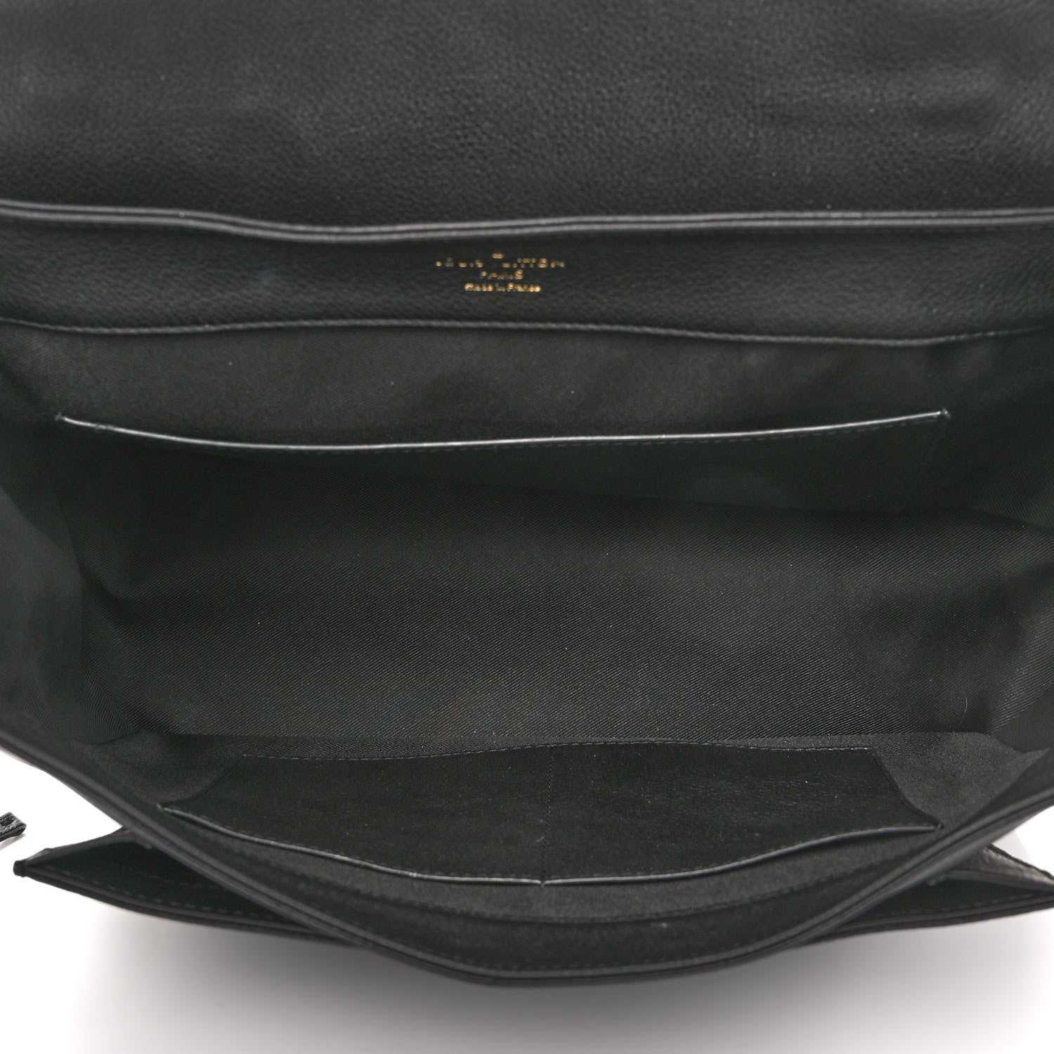 Louis Vuitton Calfskin Lockme MM Black 5 of 14