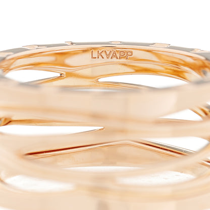 Bulgari 18K Rose Gold B.Zero1 Legend Four-Band Ring 66 11.5 5 of 8