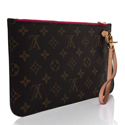 Louis Vuitton Monogram Neverfull MM GM Pochette Pivoine 3 of 8