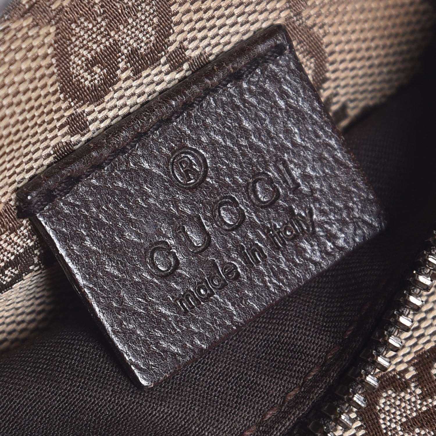 Gucci Monogram Web Belt Bag Dark Brown 8 of 9