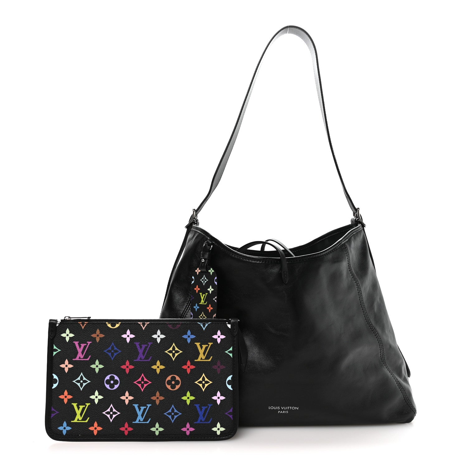 Louis Vuitton LV X TM Lambskin CarryAll Vibe MM Black 1866020