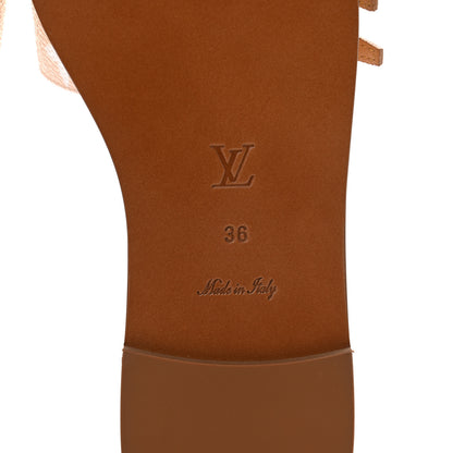 Louis Vuitton Monogram By The Pool Lock It Flat Mule 36 Pink 6 of 9