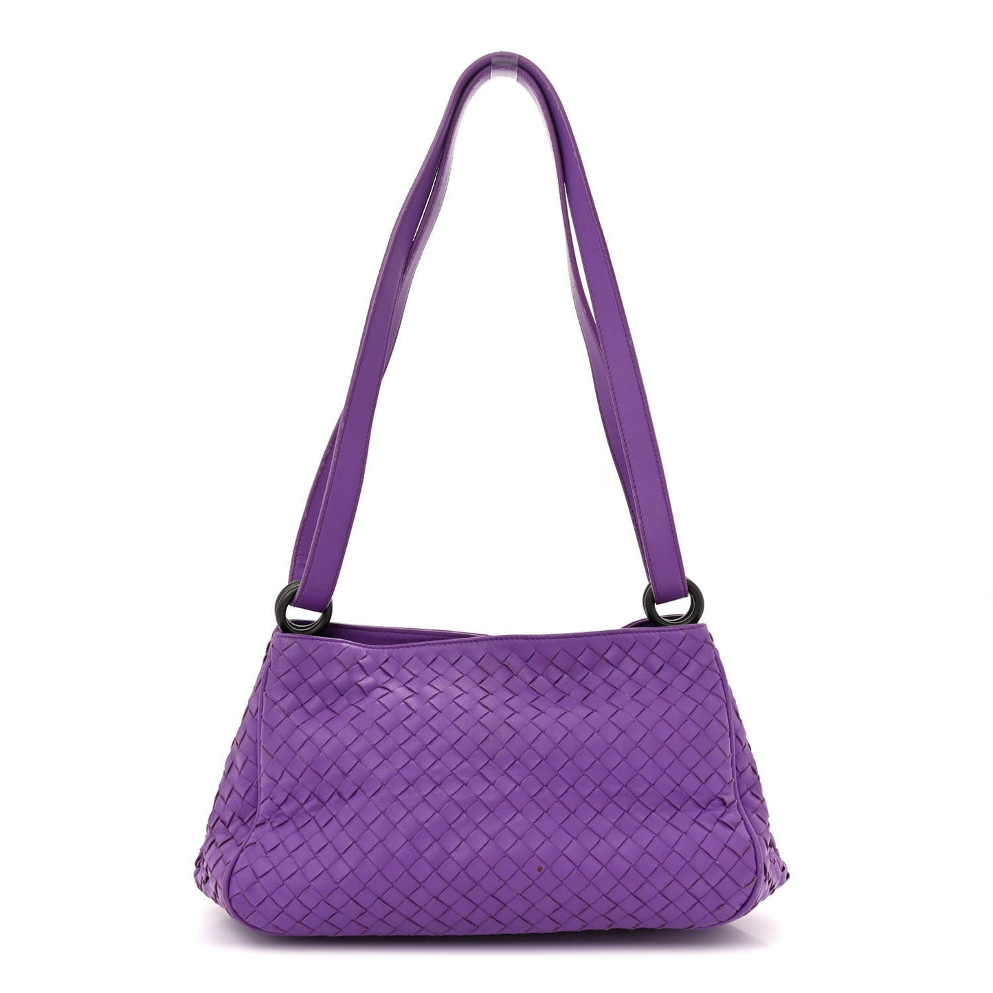 Nappa Intrecciato Shoulder Bag Byzantine