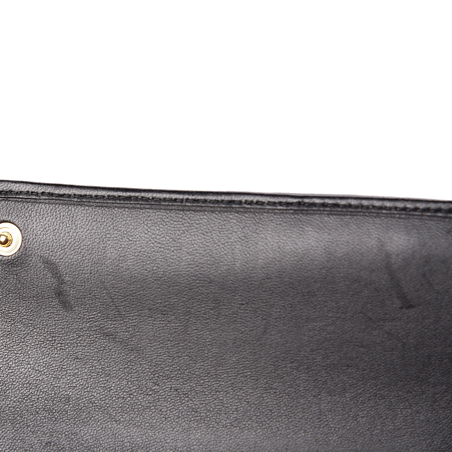 Miu Miu Nappa Matelasse Wallet On Chain Black 12 of 12