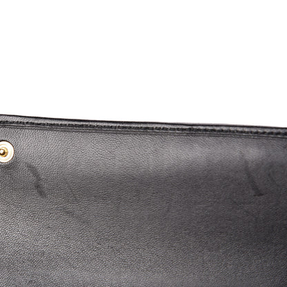 Miu Miu Nappa Matelasse Wallet On Chain Black 12 of 12
