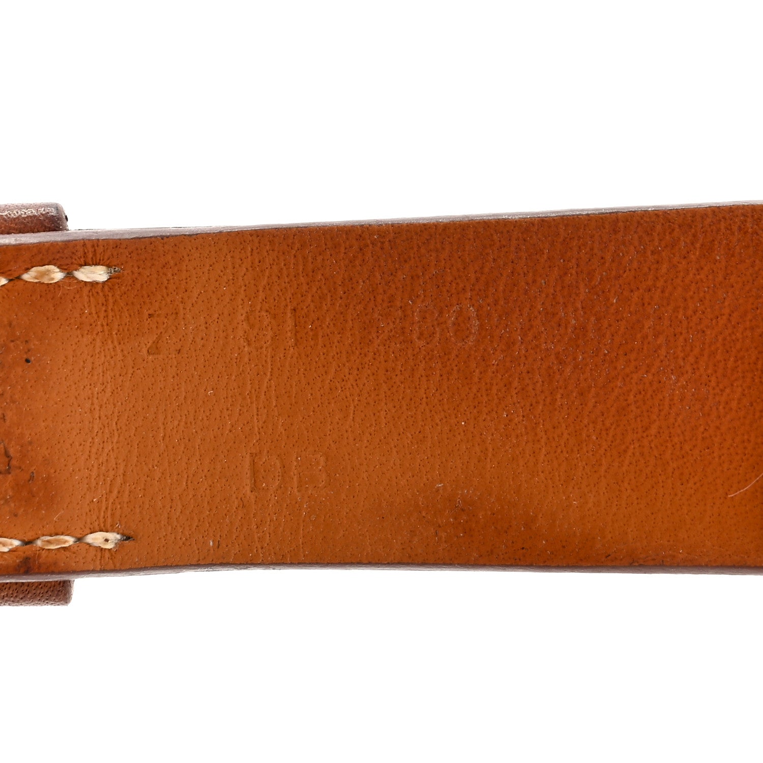 Hermes Barenia 41mm Gourmette Apple Watch Double Tour Strap Fauve 4 of 6