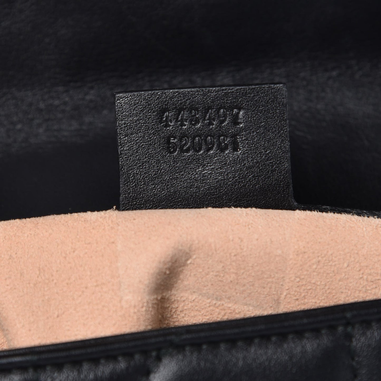 Calfskin Matelasse Studded Small Pearly GG Marmont Shoulder Bag Black