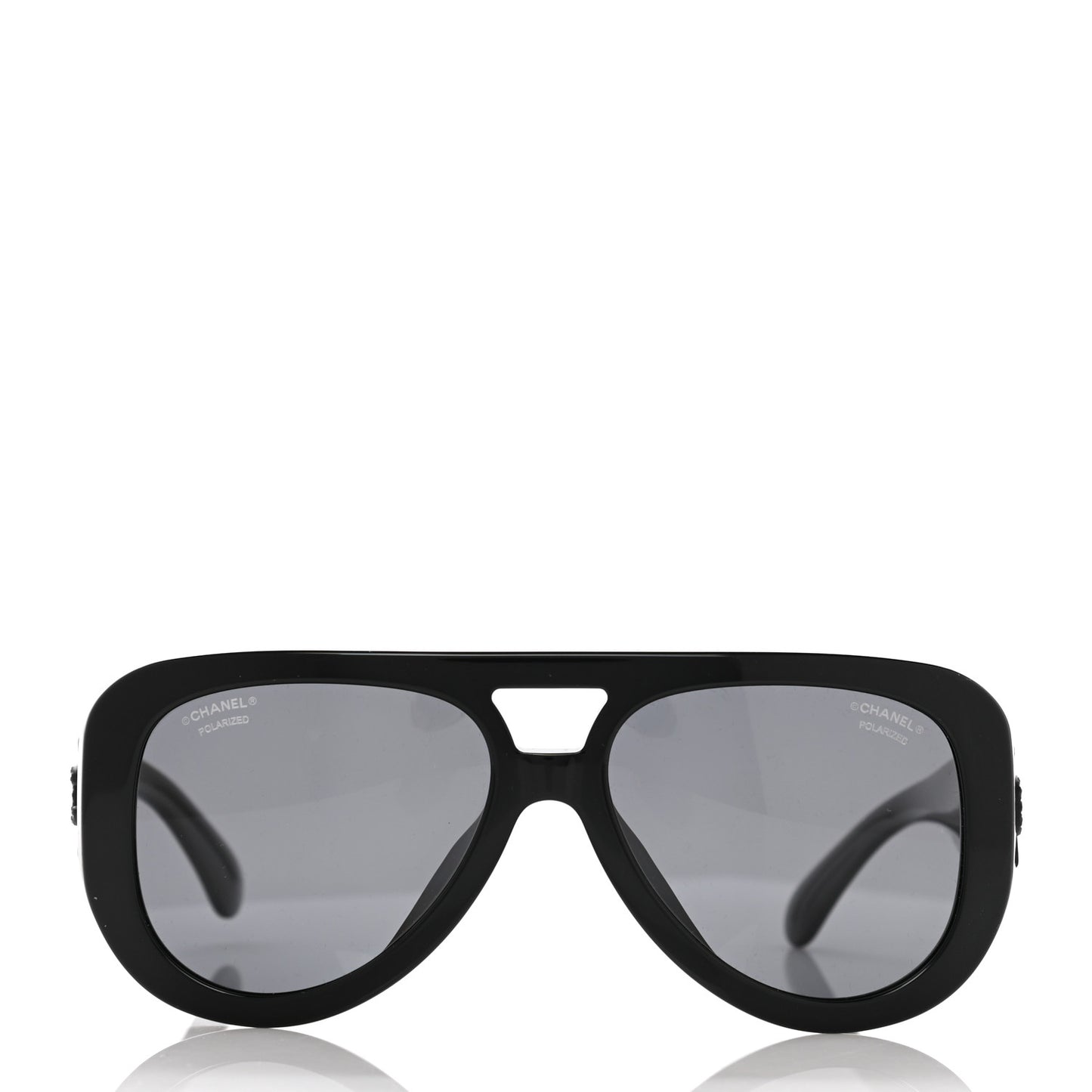 Resin Polarized Sunglasses 5423-B-A Black