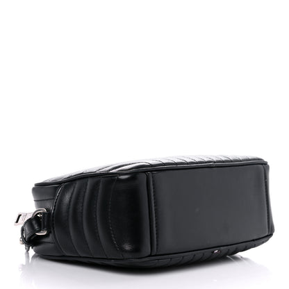 Prada Soft Calfskin Diagramme Crossbody Bag Black 4 of 16