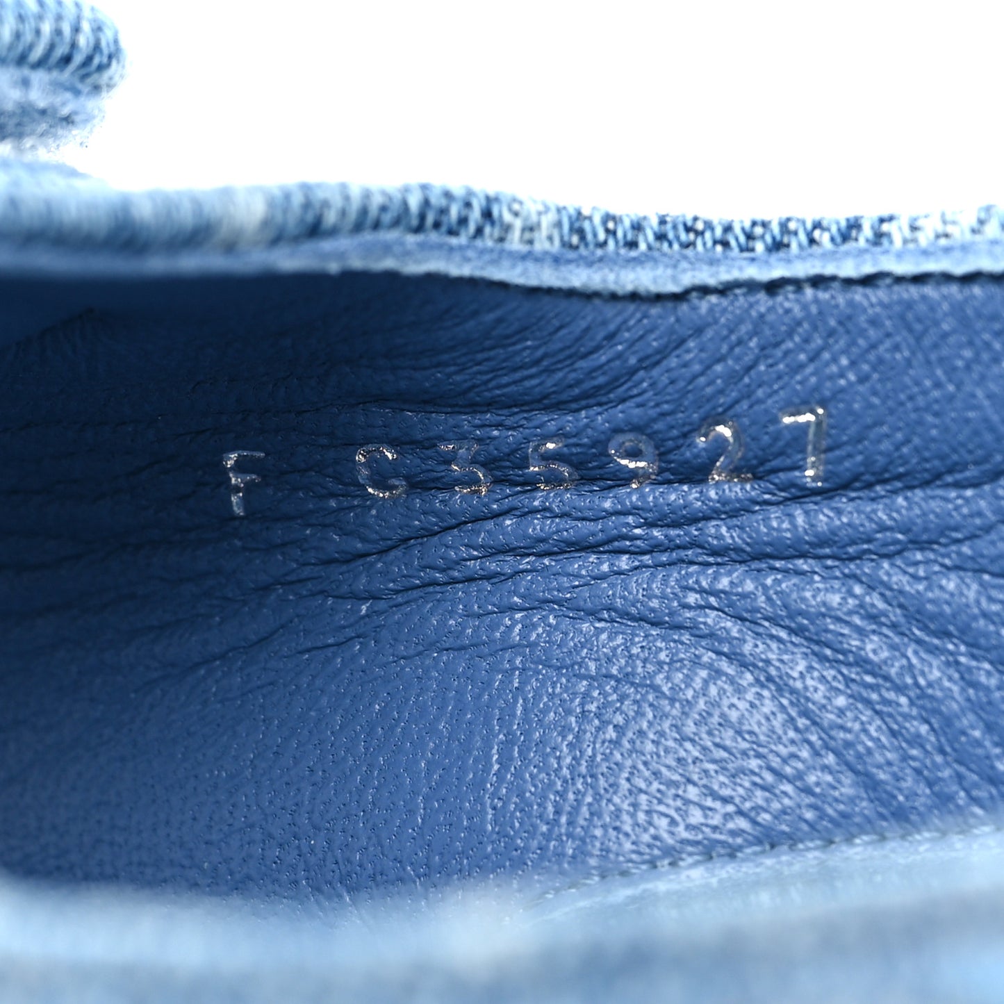 Denim CC Dad Sandals 39 Light Blue